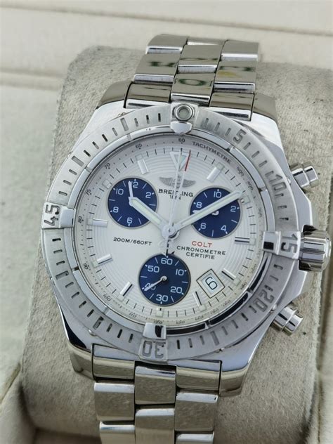 breitling colt chronograph ii a73380|Breitling colt a73380.